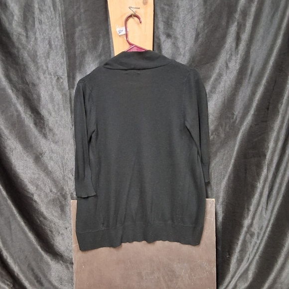 Merona Black short sleeve cardigan Top size XS - Picture 5 of 9